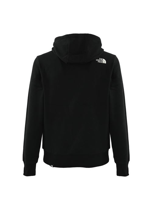 Felpa Fine con cappuccio in cotone nero The North Face | NF0A89EUJK31